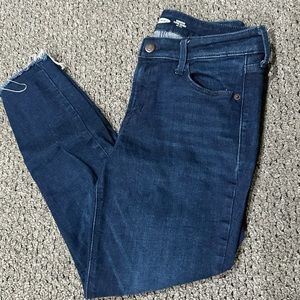 old navy rockstar super skinny midrise ankle jean